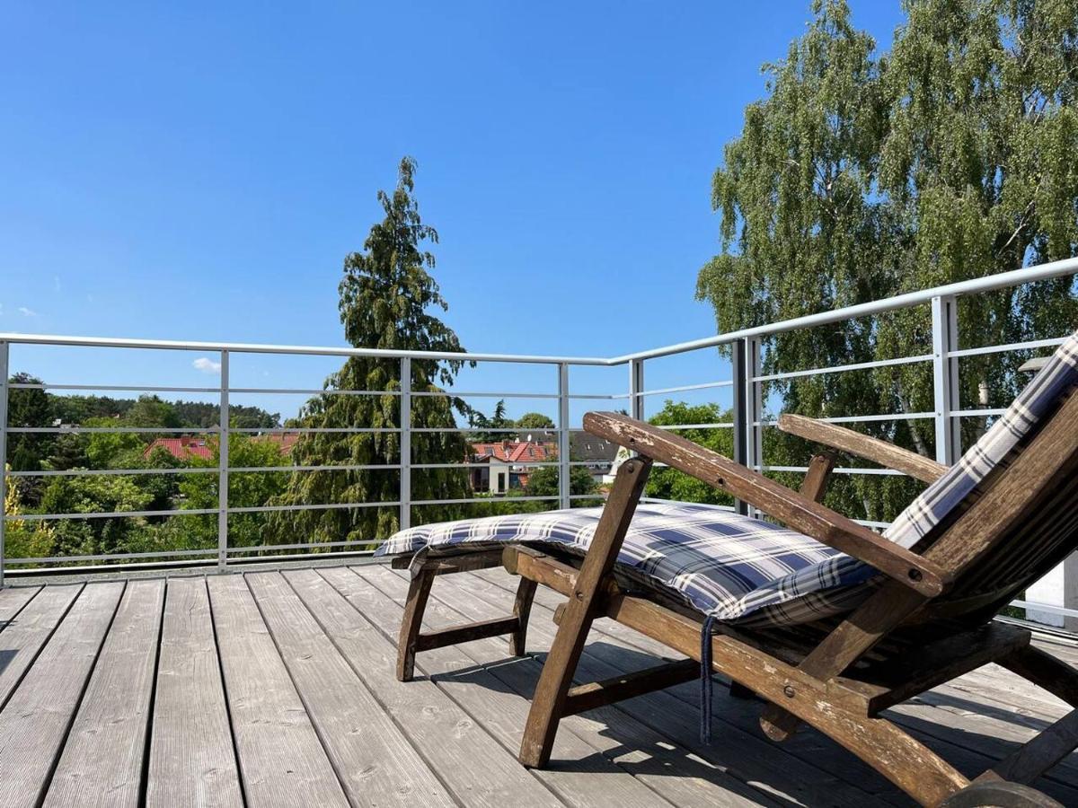 Weitblick-Loft Mit Terrasse Apartment รอสต็อค ภายนอก รูปภาพ